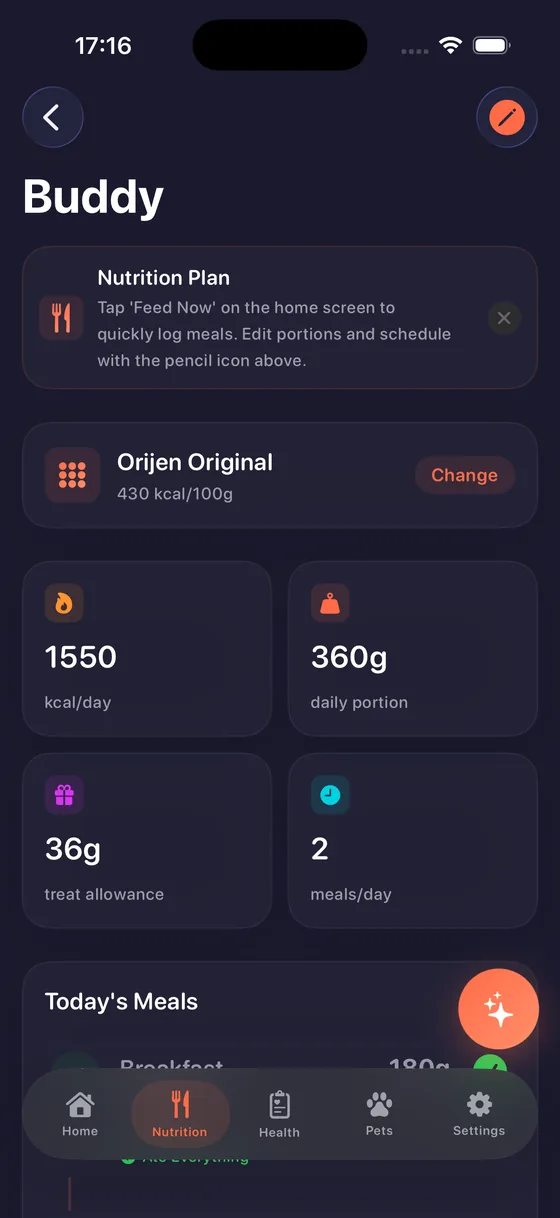 Nutrition Plan